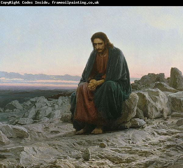 Ivan Kramskoi Christ in the desert,